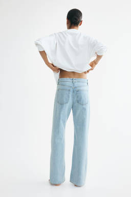 H&M - Women Blue Wide High Jeans