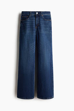 H&M - Women Blue Wide High Waist Jeans
