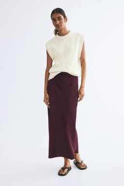 H&M - Women Red Midi Skirt