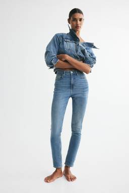 H&M - Women Blue Skinny High Waist Jeans