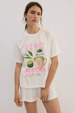 H&M - Women White Printed Pyjamas