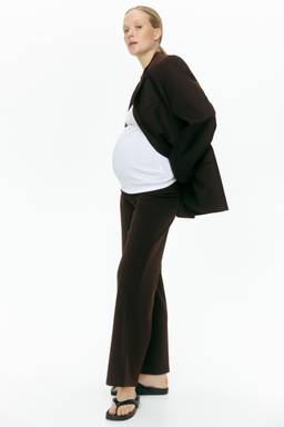 H&M - Women Brown MAMA Wide Trousers