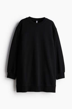 H&M - Women Black Sweatshirt Dress