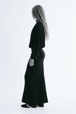 H&M - Women Black Sweatshirt Dress