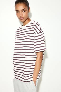 H&M - Women Red Oversized T-Shirt