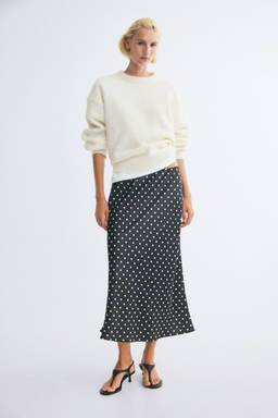H&M - Women Black Midi Skirt