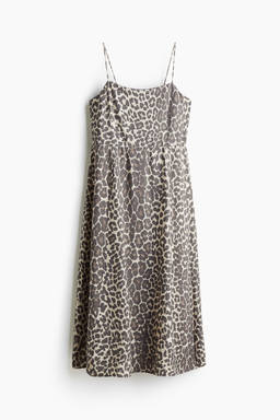 H&M - Women Brown Midi Strappy Dress