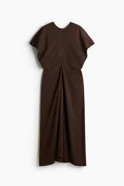 H&M - Tapered-Waist Dress Brown