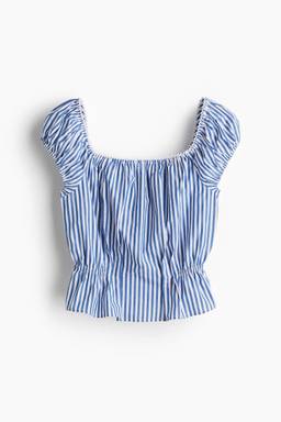 H&M - Women Blue Short Blouse