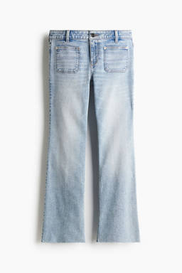 H&M - Women Blue Fla Ankle Jeans