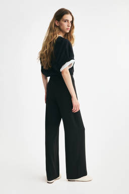 H&M - Women Black Tailored trousers