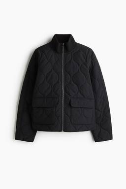 H&M - Women Black Oversized Quilted Jacket