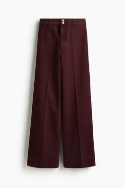 H&M - Women Red Wide High Jeans