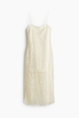 H&M - Women White Strappy Lace Dress