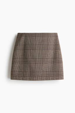 H&M - Women Beige A-Line Twill Skirt