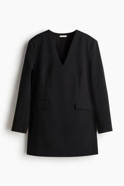 H&M - Women Black V-Neck Dress