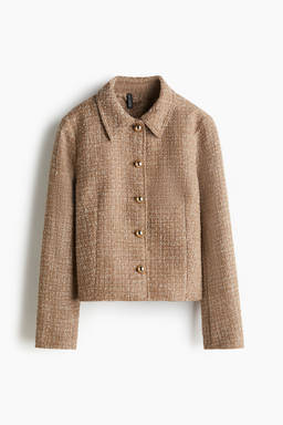 H&M - Textured Jacket Beige