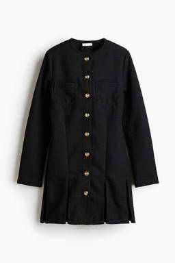 H&M - Women Black Boucle Dress