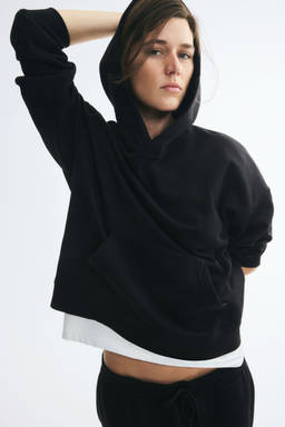 H&M - Women Black Hoodie