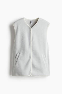 H&M - Women Grey Teddy Gilet