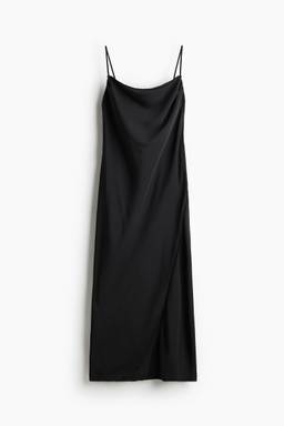 H&M - Women Black Belt-Detail Strappy Dress