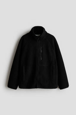 H&M - Boys Black Teddy Jacket