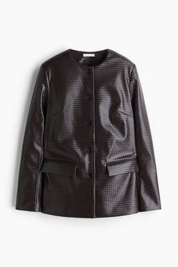 H&M - Women Brown Coated Jacket