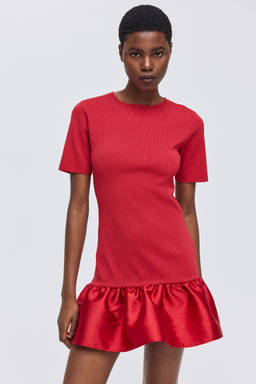 H&M - Women Red Knitted Dress