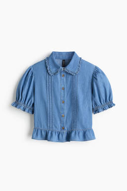 H&M - Women Blue Denim Blouse