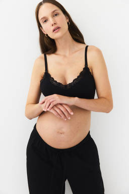 H&M - Women Black MAMA 2-Pack Padded Nursing Bras