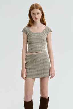 H&M - Women Multi-Color Cap-Sleeved Top