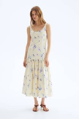 H&M - Women White Long Cotton Dress