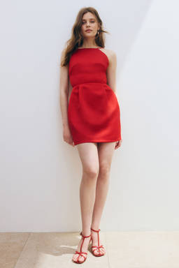 H&M - Women Red Open-Back Strappy Dress
