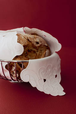 H&M - Silver Large Stainless Steel Bread Basket