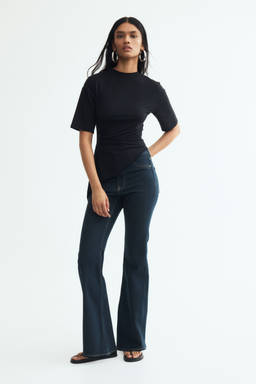 H&M - Women Blue Flared High Waist Jeans