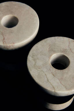 H&M - White Small Marble Candlestick