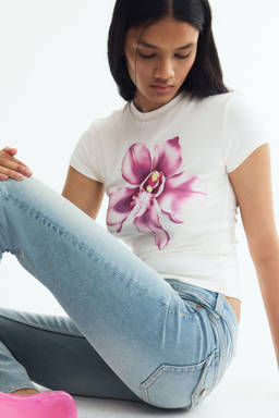 H&M - Women Blue Flared Low Waist Jeans