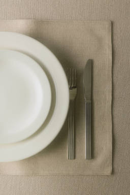 H&M - Beige 2-Pack Linen Place Mats