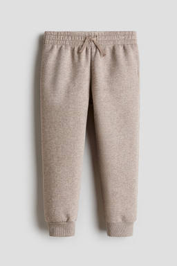 H&M - Boys Beige Brushed-Inside Joggers