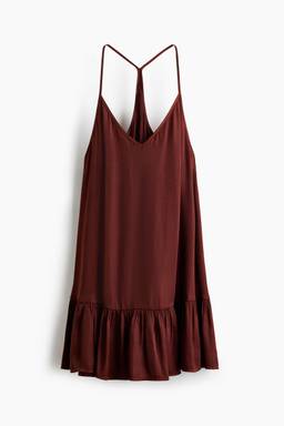 H&M - Women Brown A-Line Strappy Dress
