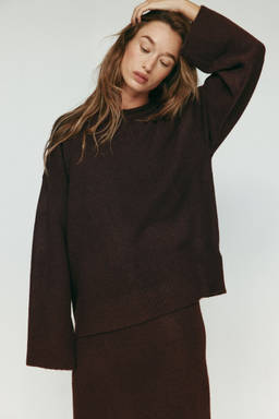 H&M - Women Brown Knitted Jumper