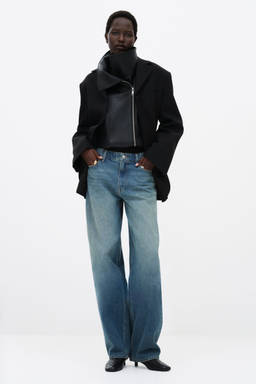 H&M - Women Blue Baggy Barrel Regular Waist Jeans