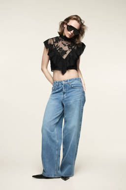 H&M - Women Blue Baggy Regular Waist Jeans