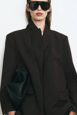 H&M - Women Brown Oversized Blazer