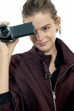H&M - Women Red Oversized Bomber Jacket