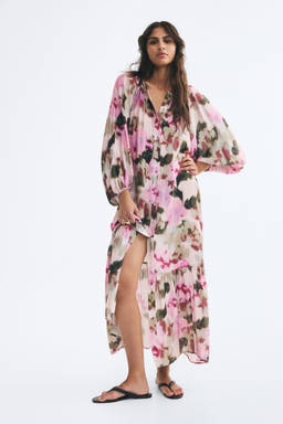H&M - Women Pink Long Tunic Dress