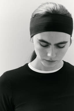 H&M - Women Black Long-Sleeved Modal Top