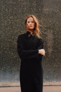 H&M - Women Black Single-Breasted Coat