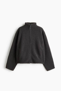 H&M - Women Grey Teddy Jacket