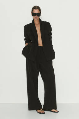 H&M - Women Brown Double-Breasted Blazer